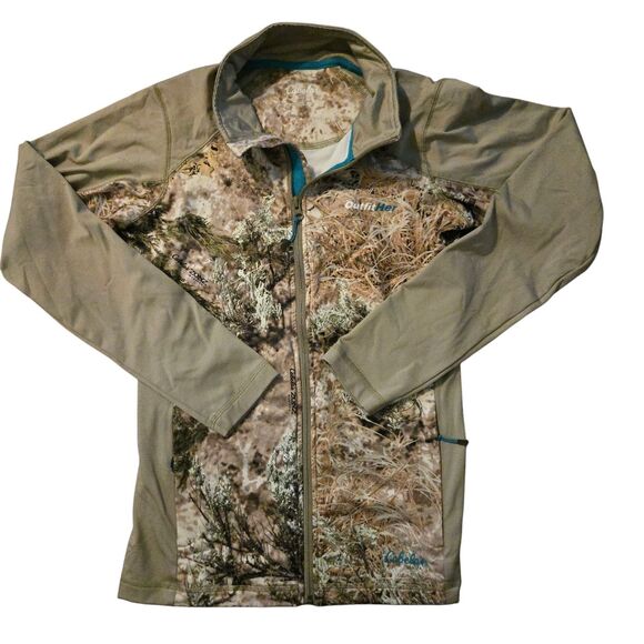 Cabela's Size S/P Lightweight Jacket Camo Full Zip Gorp Core Outdoors - Picture 1 of 8